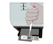 pipette_into_cassette-01 Diluted sample is dispensed into test cassette with pipette.